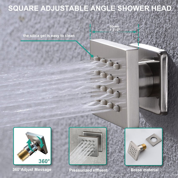 Wonderland America Shower Faucet with Rough inValve Wayfair